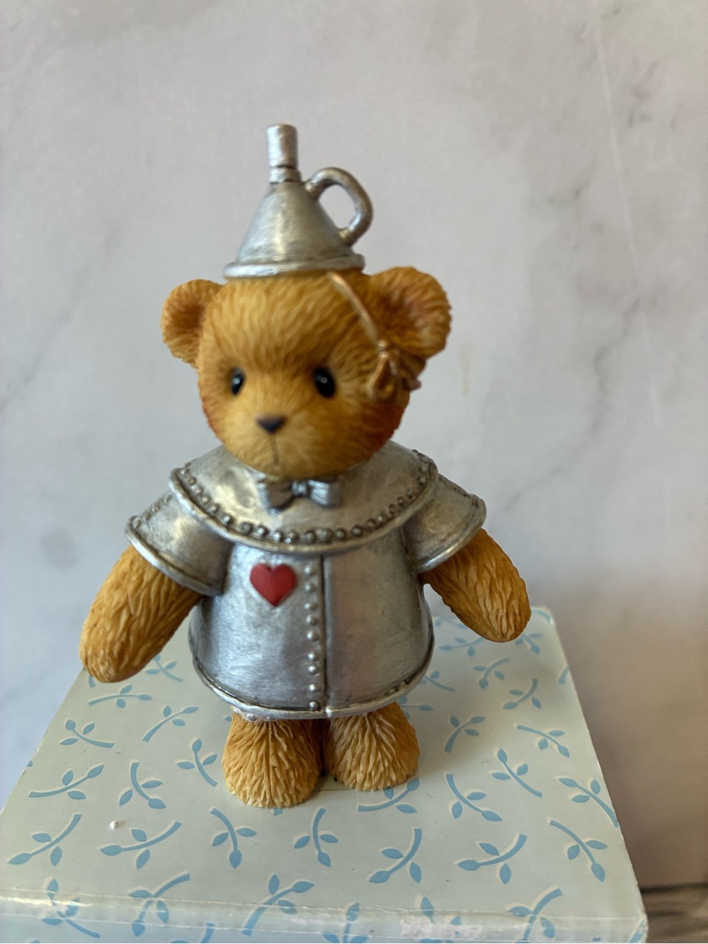 Vintage Cherished Teddies Wizard Of Oz Tin Man In Box 4003343